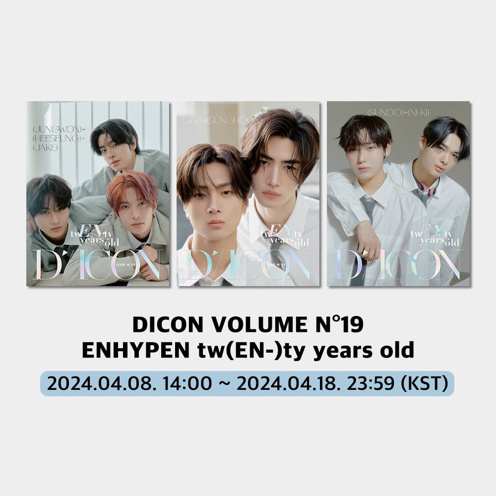 DICON VOLUME N°19 ENHYPEN tw(EN-)ty years old (유닛판)